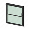 TBB 168023 WDO ASM, VERT P/O, TEMP, CLR, NO STOP,