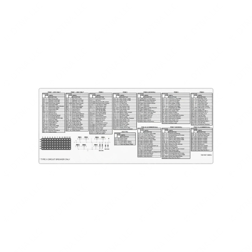TBB 168055 LABEL, REFERENCE, PDM LAYOUT