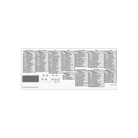 TBB 168055 LABEL, REFERENCE, PDM LAYOUT
