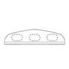 TBB 168076 BULKHEAD REAR ASM, STD, ALUM, SRW