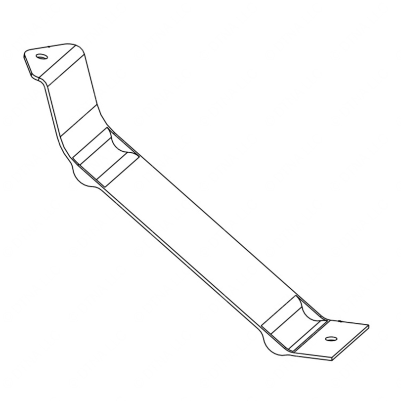 TBB 169081 CURTAIN BOX COVER CLIP, REAR BULKHEAD