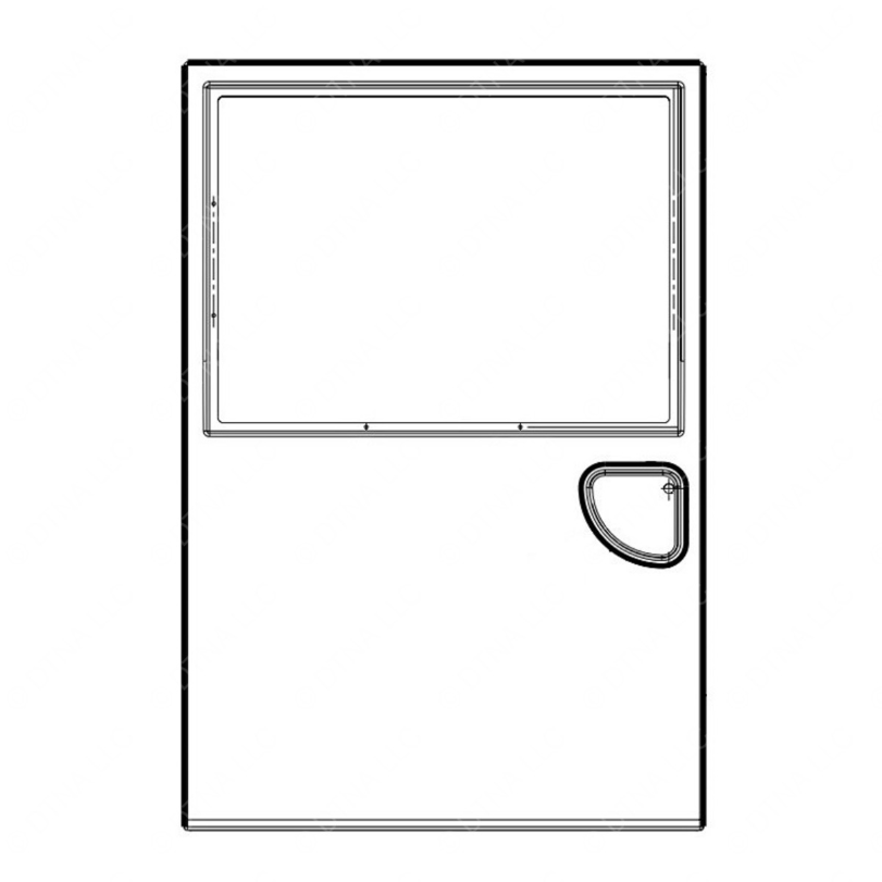 TBB 169361 DOOR SIDE EMERG 50IN LHS C2
