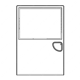 TBB 169361 DOOR SIDE EMERG 50IN LHS C2