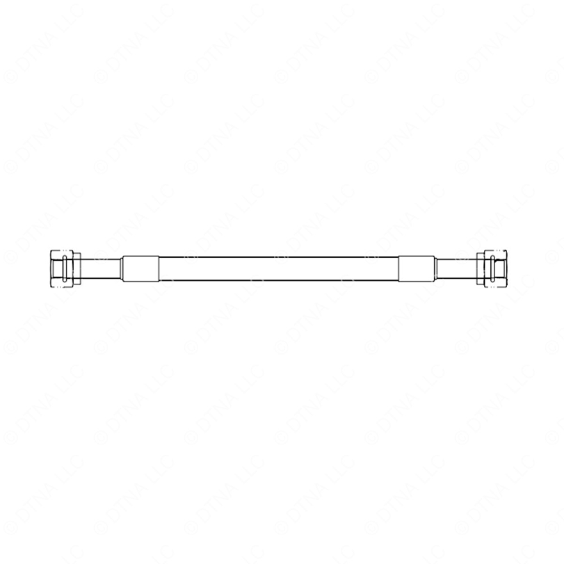TBB 169525 HOSE REFRIG  12 1 1/16 STGHT FEM