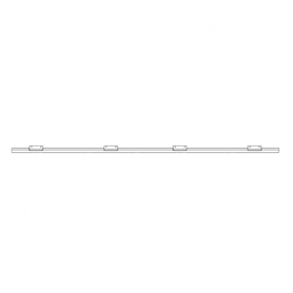 TBB 169734 HINGE ASSEMBLY, AFT/FWD LEAF, MINOTOUR,