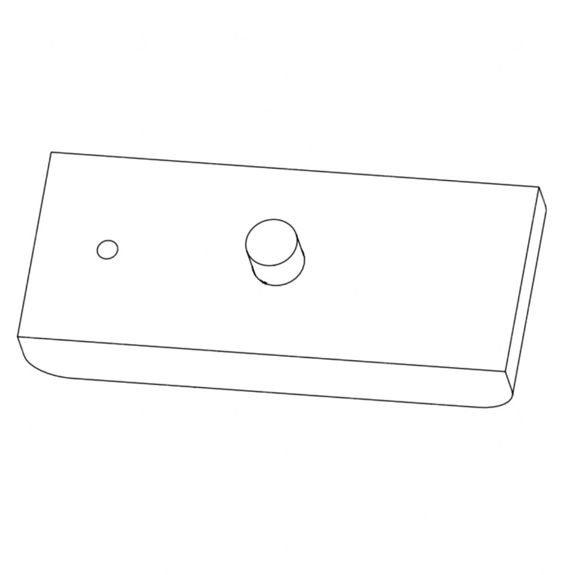 TBB 169912 SPRING LEAF SPACER ASSEMBLY, RIGHT SIDE