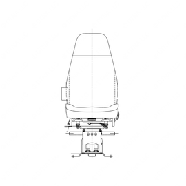 TBB 170271 DRIVERS SEAT, NATIONAL NS2000, AIR PED