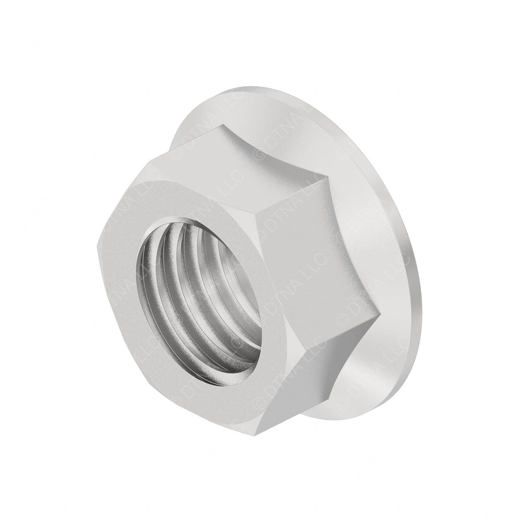TBB 170735 NUT FLANGE 7/16-14 SERRATED SAE GRADE 8