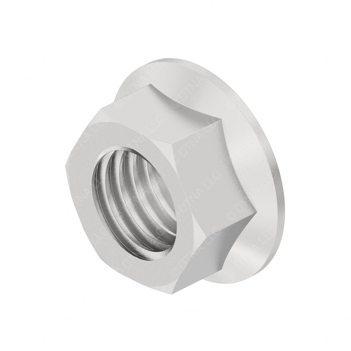 TBB 170735 NUT FLANGE 7/16-14 SERRATED SAE GRADE 8