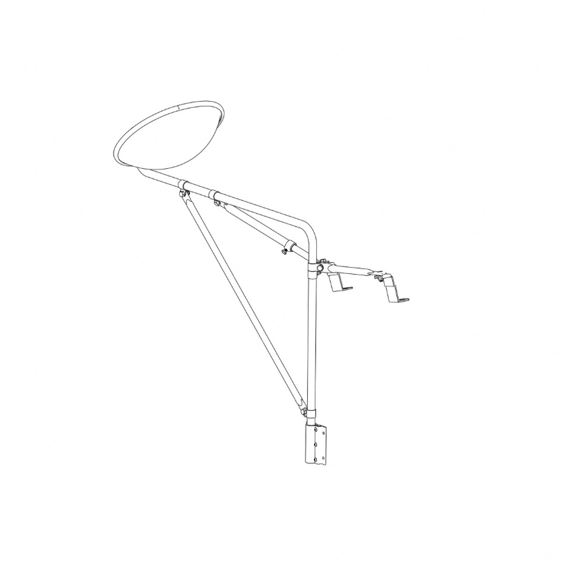 TBB 170782 MIRROR ASM, HEATED, STANDARD, LS, STAIN