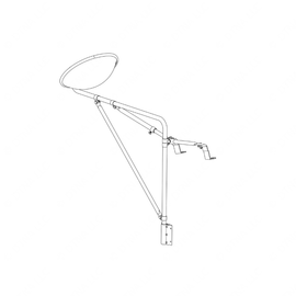 TBB 170782 MIRROR ASM, HEATED, STANDARD, LS, STAIN