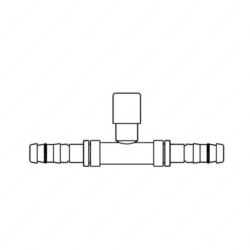 TBB 171102 A/C HOSE FITTING, FLEX CLIK,  12 SPLICER