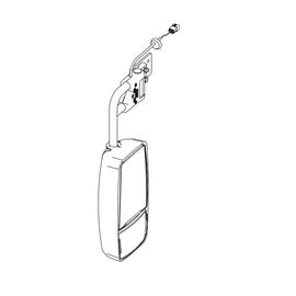 TBB 171191 MIRROR ASM, NON-HEATED, REMOTE, LS, SYS