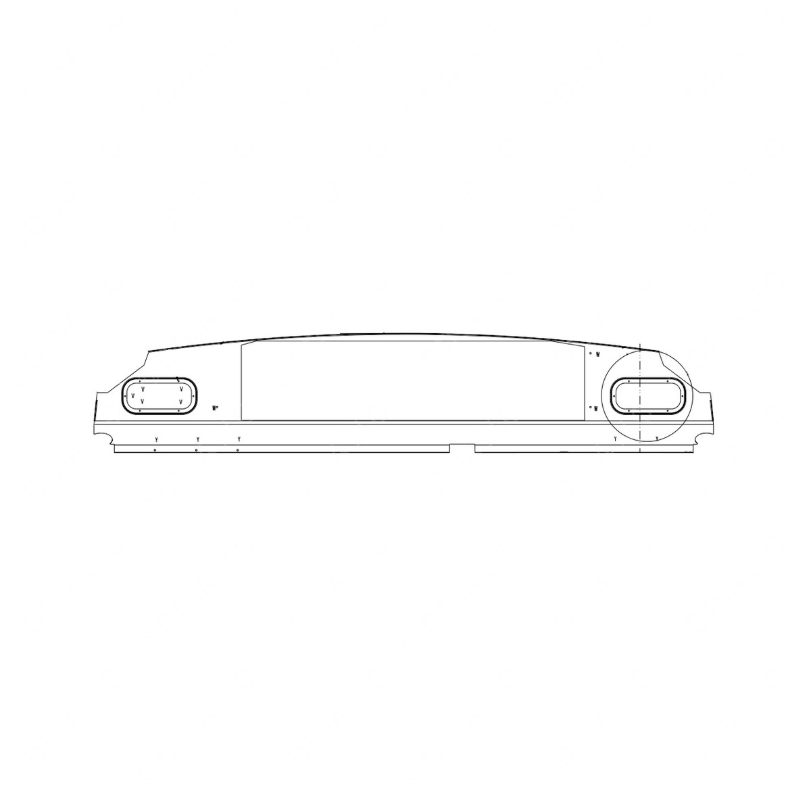 TBB 171440 REAR BULKHEAD, INTERIOR, AC, IW-10, C2