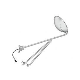 TBB 171998 MIRROR ASM, HEATED, SHADED, STAINLESS,