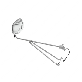 TBB 172023 MIRROR ASM, HEATED, FLAT, STAINLESS, LS
