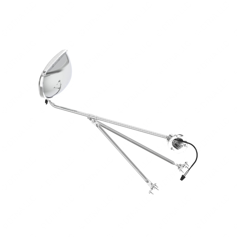 TBB 172024 MIRROR ASM, HEATED, FLAT, STAINLESS, RS