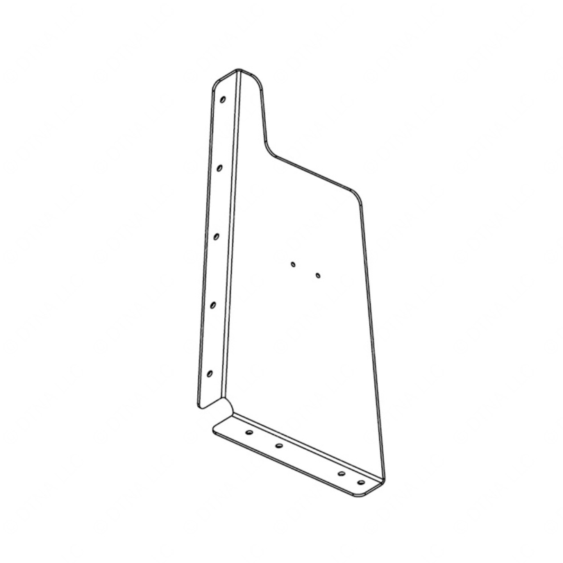 TBB 172380 END PANEL, RS. STORAGE COMPARTMENT