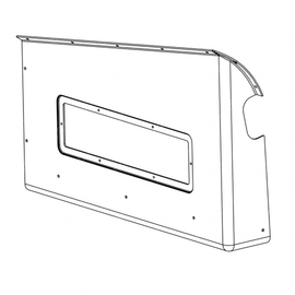 TBB 172594 BULKHEAD COVER, FRONT ENTRANCE DOOR, FOR