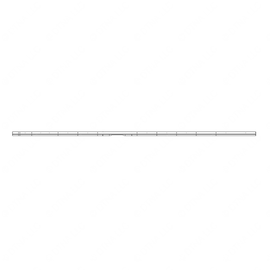 TBB 172724 SEAT RAIL, 90 IN.