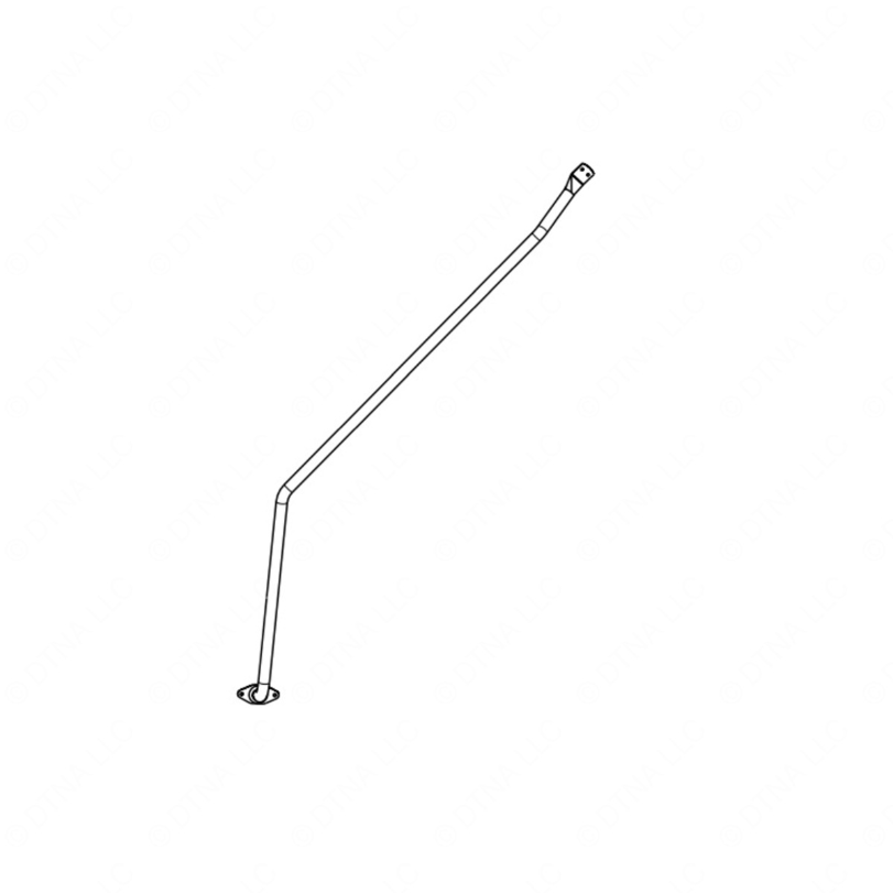 TBB 173989 ASSIST RAIL, 36IN BARRIER, L.S., FRONT E