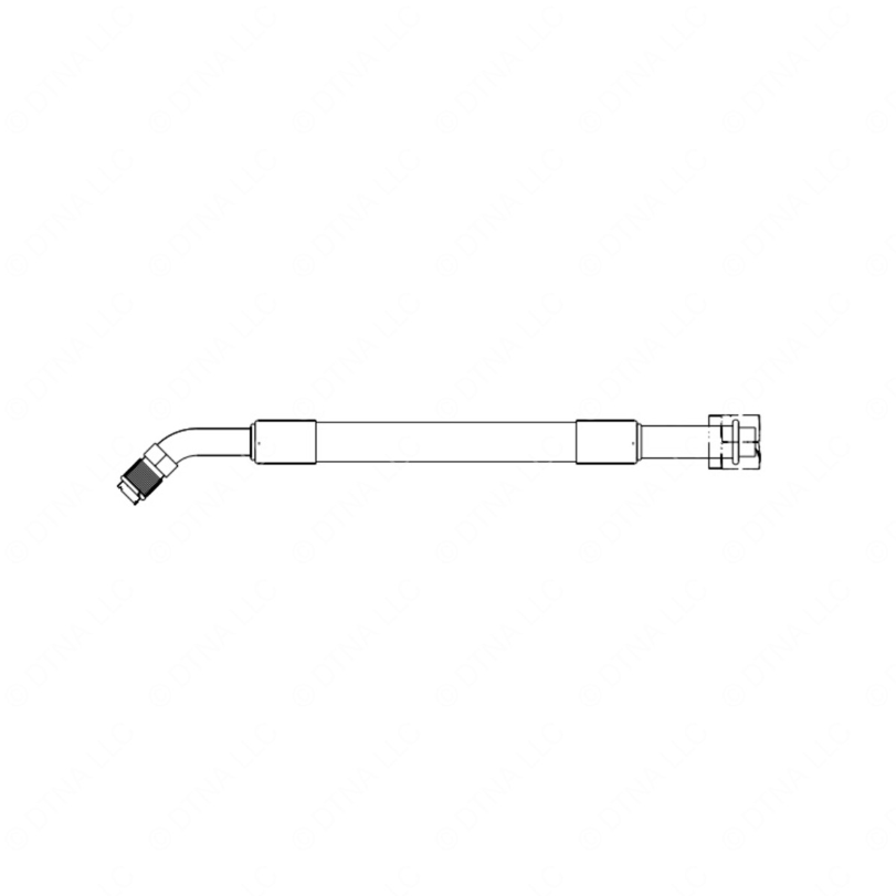 TBB 174432 HOSE REFIGERANT  12 7/8