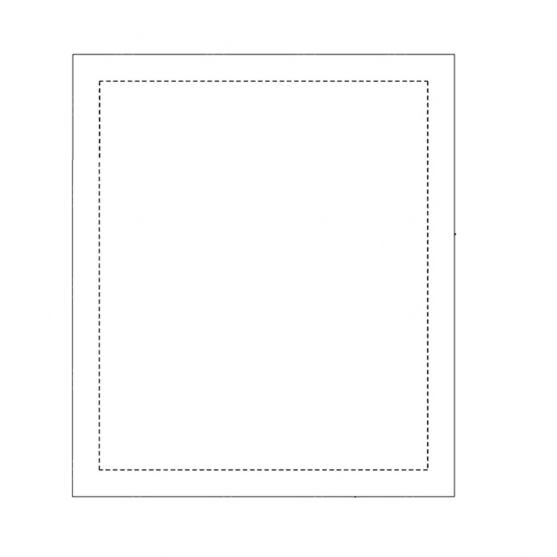 TBB 174465 PAD ASSEMBLY, MODESTY PANEL, 27IN X 29IN