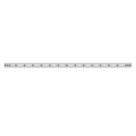 TBB 174544 TRACK, FLANGE, EXTRUDED ALUMINUM BUTTON