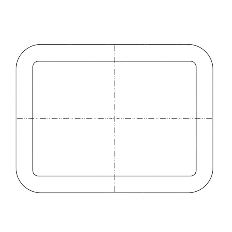 TBB 174954 GASKET, LOCK HANDLE, LUGGAGE BOX