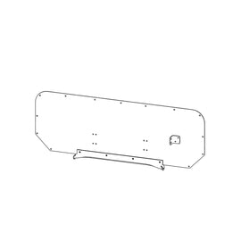 TBB 175050 BOTTOM PLATE ASSEMBLY, FLIPSEAT CUSHION