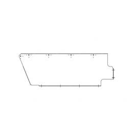 TBB 175307 MODESTY PANEL, 39 INCH, LEFT SIDE, C2