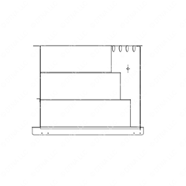 TBB 175584 STEPWELL ASSEMBLY, W/HEATER, ADA LIGHTI