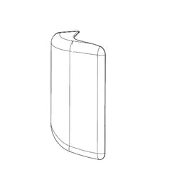 TBB 175607 END CAP FRT BUMPER LS