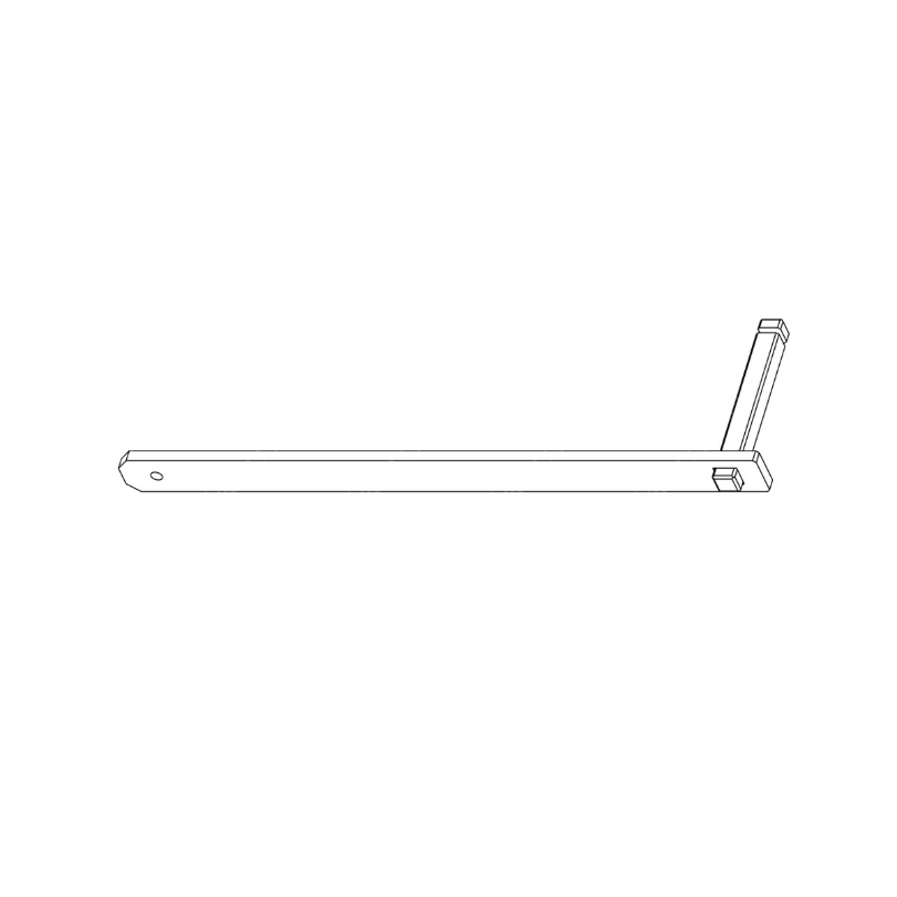TBB 175624 INTERIOR HANDLE, RS, BLACK, EMERGENCY D