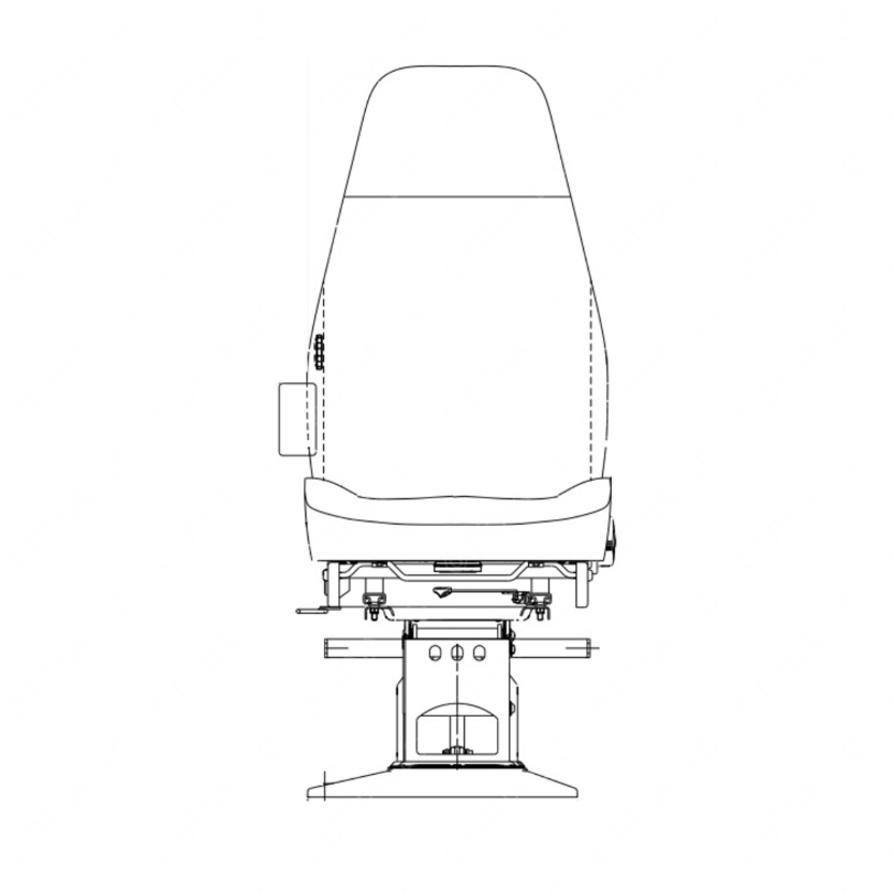 TBB 175792 DRIVERS SEAT, NATIONAL NS2000, MECHANIC