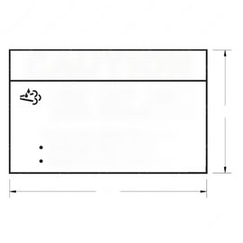 TBB 176586 LABEL, CAUTION DEF ONLY, BLK/CLR
