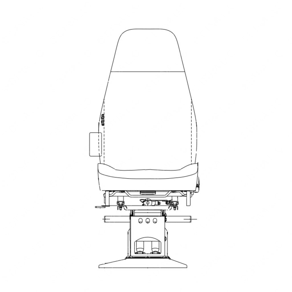 TBB 176895 DRIVER SEAT LEVEL 1, NATIONAL, NS2000,