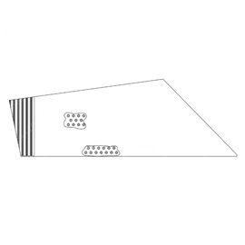 TBB 177290 STEP TREAD, 2ND, RUBBER, METALLIC, BLAC