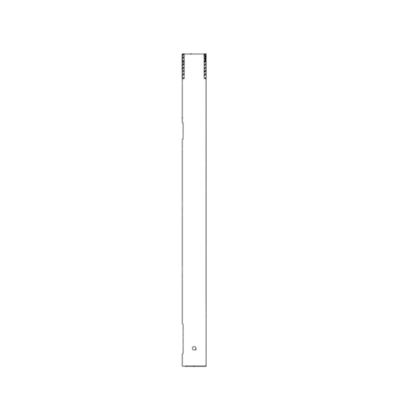 TBB 177635 PILASTER, LAST RAFTER, RIGHT SIDE