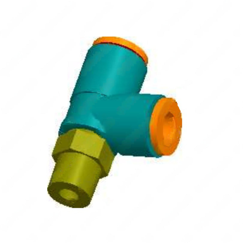 TBB 177914 MALE RUN TEE SWIVEL QUICK CONNECT