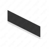 TBB 178009 STEP TREAD, BLACK PEBBLED, WHITE NOSING