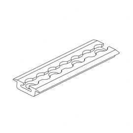TBB 178506 TRACK, FLANGED, SECTION, EXTRUDED ALUMI