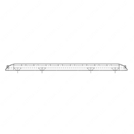 TBB 178795 TRACK - ALUMINUM EXTRUDED 10"