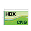 TBB 179443 LABEL CNG LOGO HDX