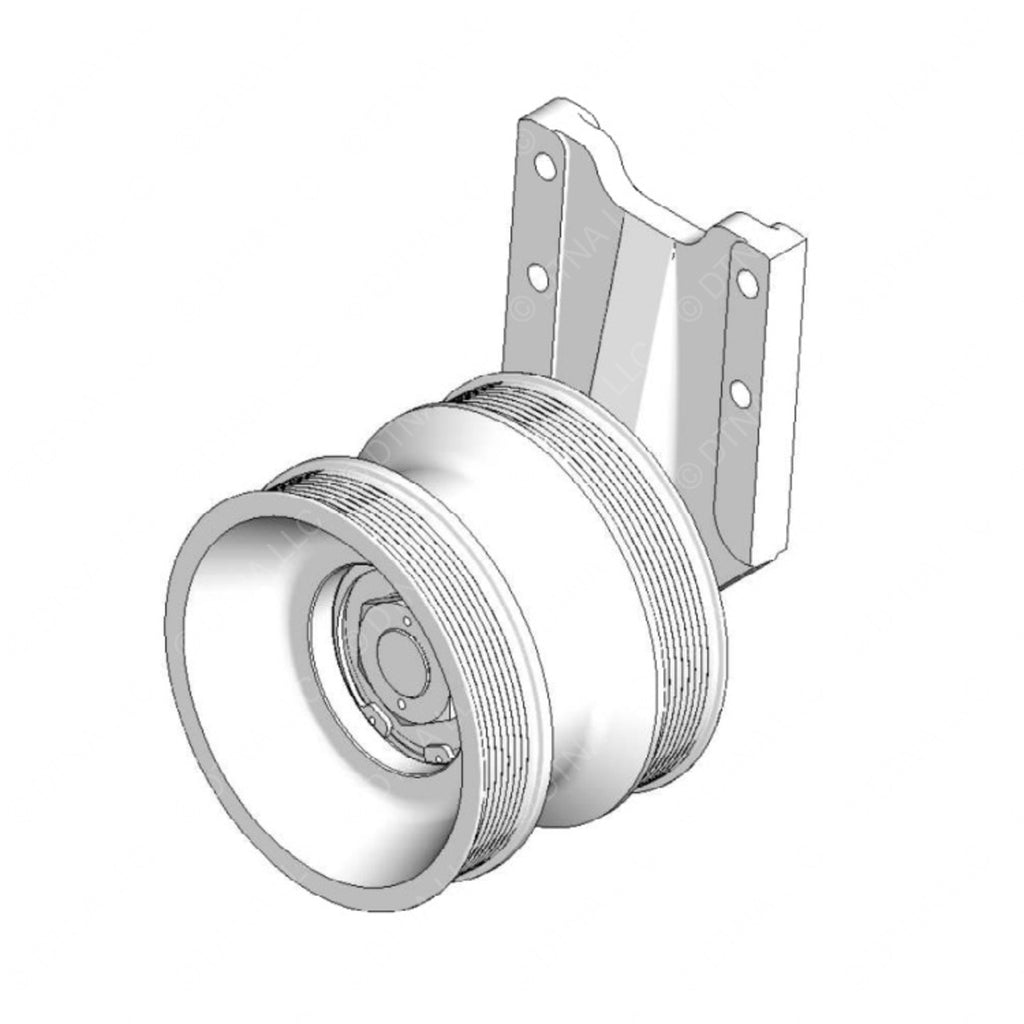 TBB 180204 HUB-FAN DRIVE,DUAL PULLEY,ISL