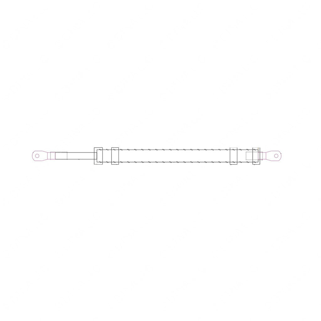 TBB 180937 CBL-POS,RED,2/0,5/16X5/16, 451IN