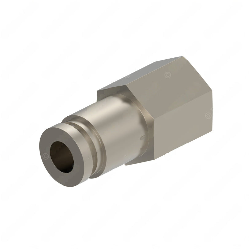 TBB 181528 STRAIGHT FITTING, 1/4" TUBE, PUSH TO CO