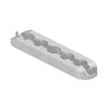 TBB 181630 TRACK EXTRUDED ALUM,BUTTON L SERIES, 6"