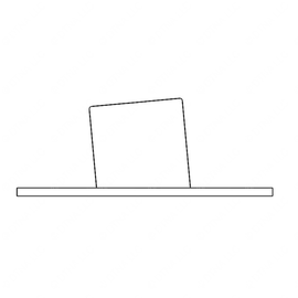 TBB 181640 MOUNTING BRACE ASSEMBLY, TOP TUBE, MINO