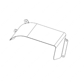 TBB 182321 VISOR WARNING LIGHT REARLEFT SHEET METAL